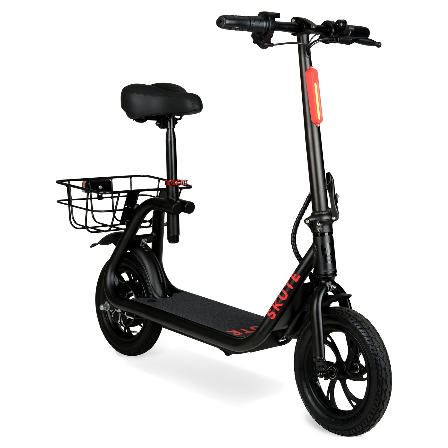 36V Hyper Commute 12" Seated Electric Scooter, 250W Motor, 13 Years+, Max Speed 15Mph, Adult