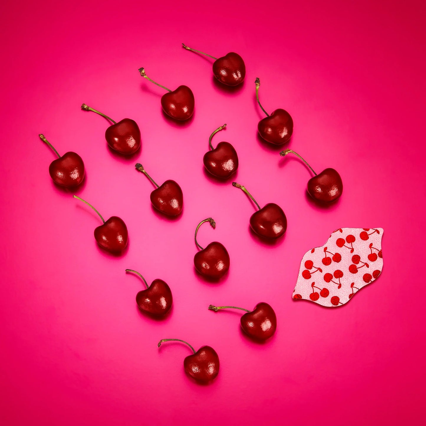 Cherry Vegan Collagen Lip Mask, Moisturise & Plump , One Patch