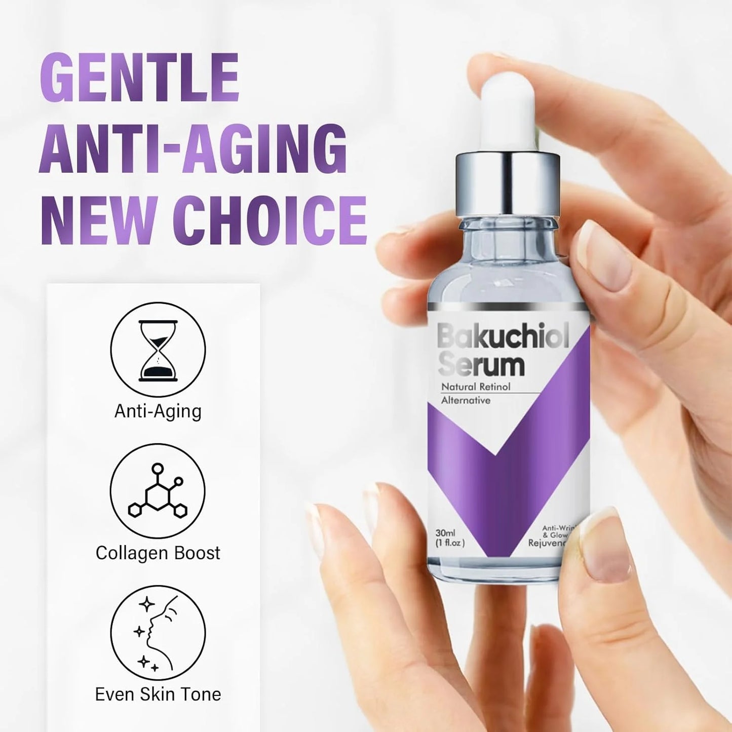 Retinol Serum for Face, Retinol Serum, Facial Serums, Anti-Aging & Hydrating Formula for Fine Lines, Wrinkle, 30ML