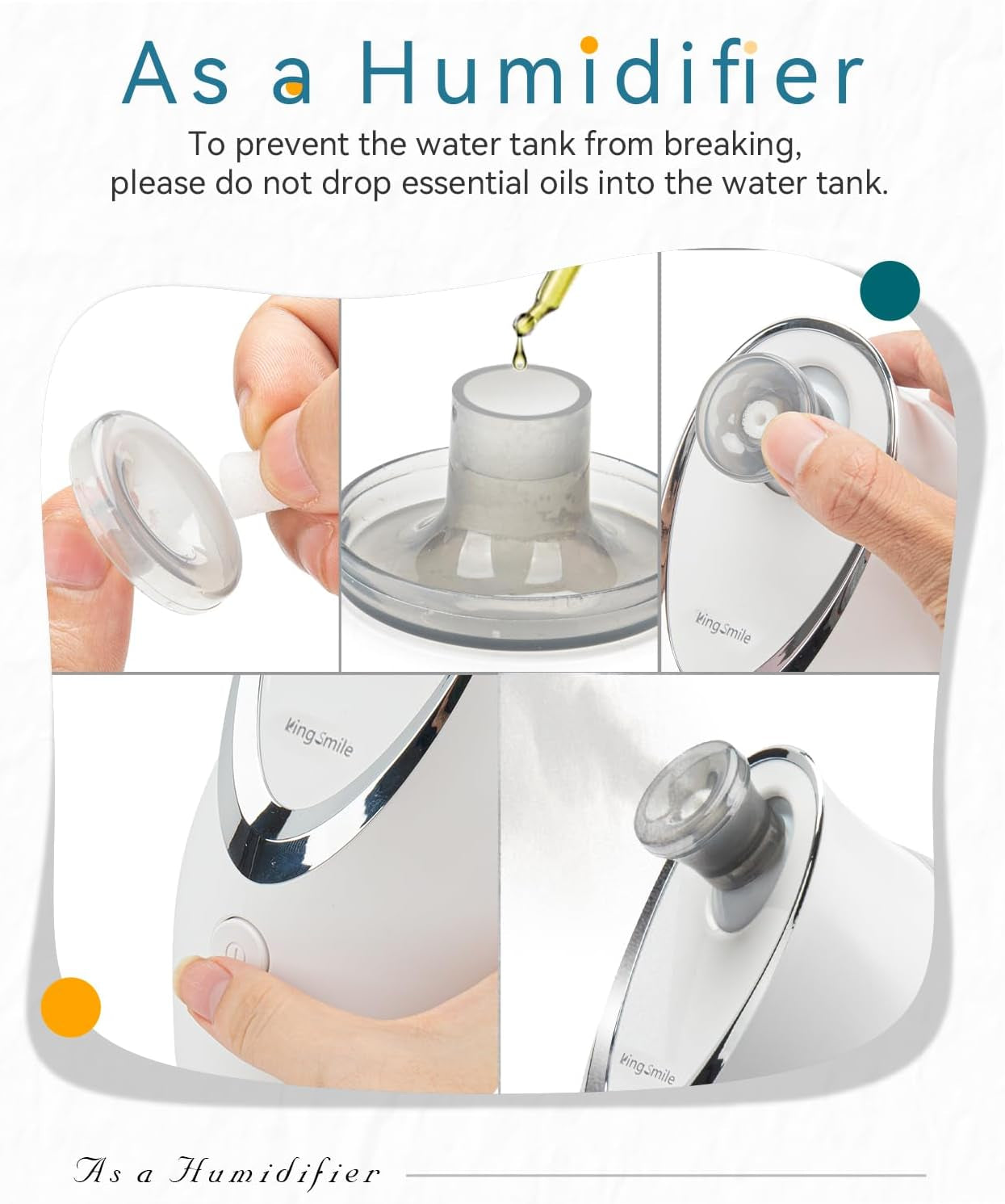 Facial Steamer, 3 in 1 Face Steamer for Facial,Compact Nanosteamer with Aromatherapy,Face Humidifier - Adjustable Nozzle, Warm Mist Steamer for Home SPA, Stainless Steel Skin Kit & Headband