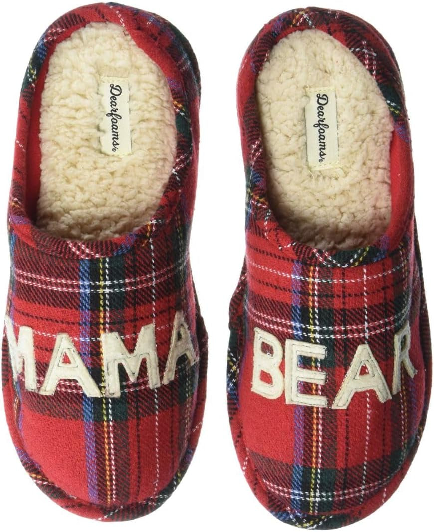Women'S Gifts for Mom Cute Cozy Mothers Day Mama Bear Slipper