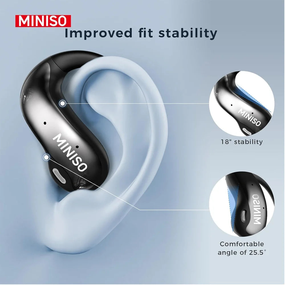 MS188 AI Language Translator Earbuds Real Time Translator Earbuds LCD Touchscreen Bluetooth Headphones