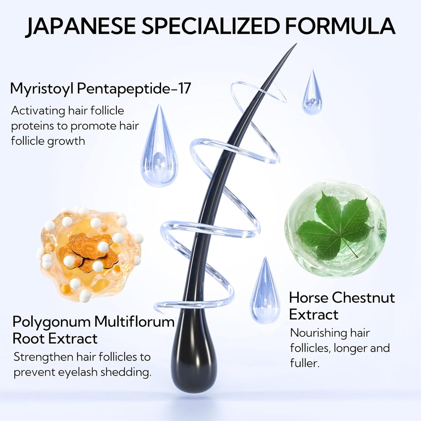 Eyelash Growth Serum, Advanced Eyelash Treatment (Eyelash Growth Serum - B)