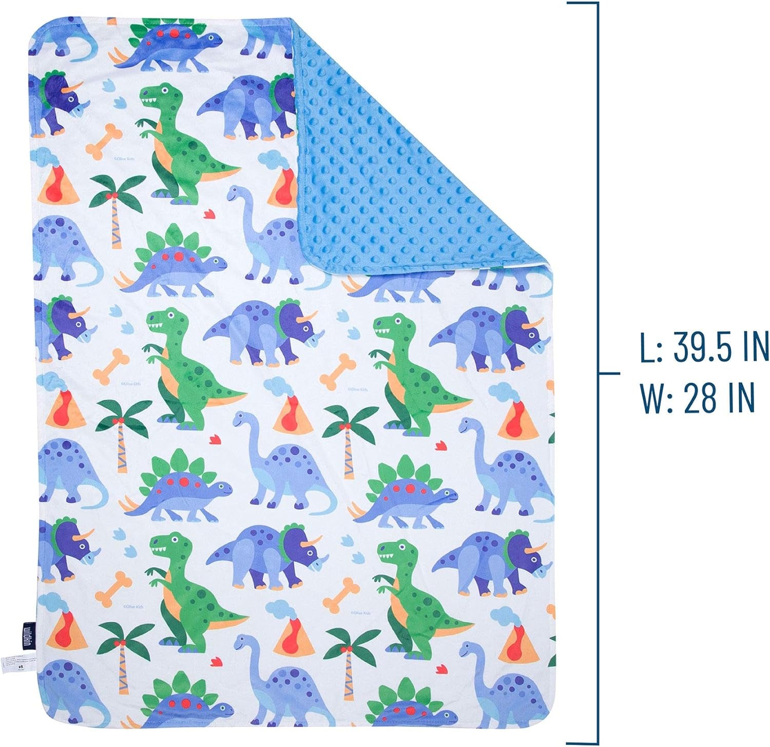 Plush Baby Blanket – Soft & Cozy Comfort, Ideal for Toddlers, Travel & Daycare - Dinosaur Land