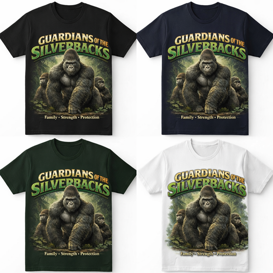 Family Strength Tee – Guardians of the Silverbacks