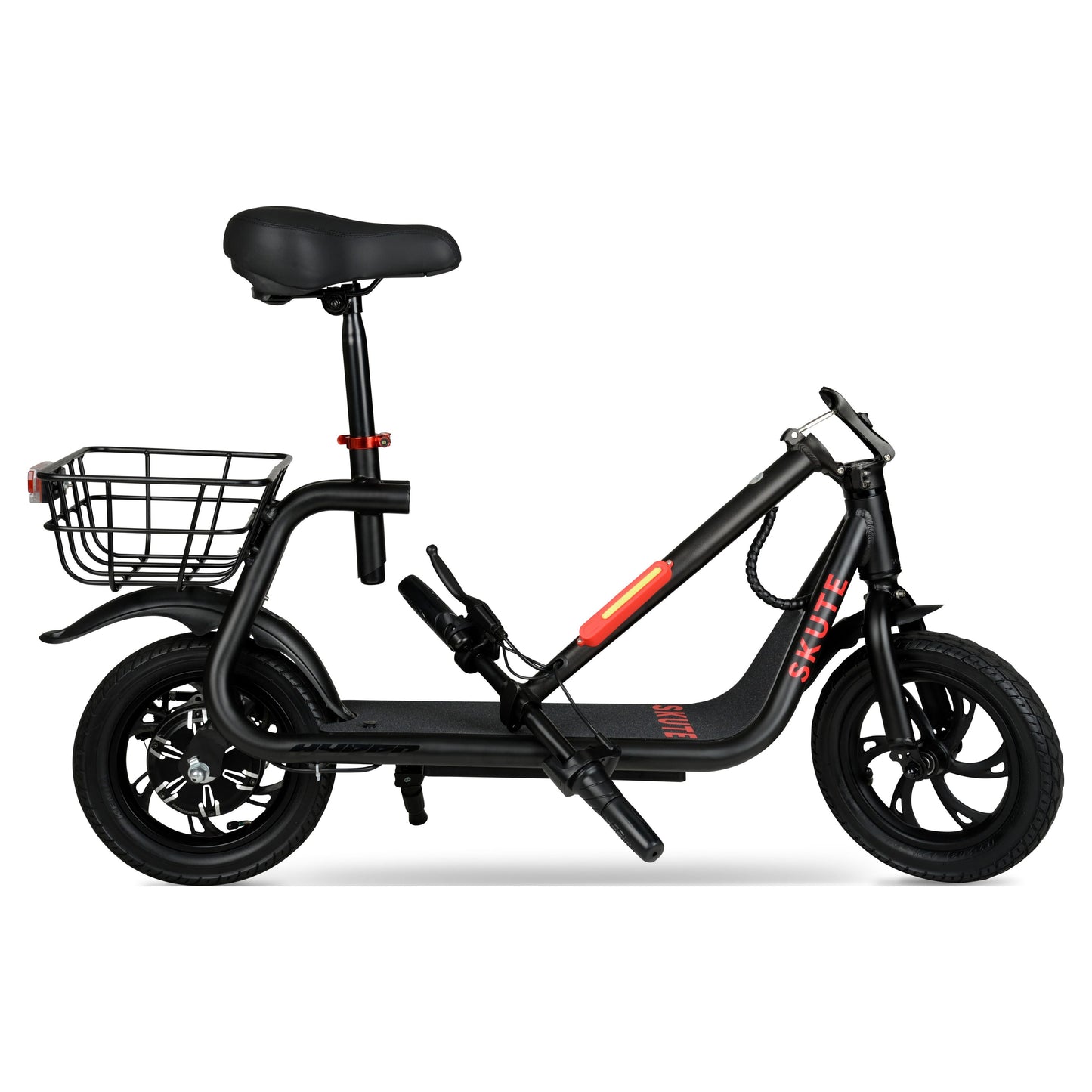 36V Hyper Commute 12" Seated Electric Scooter, 250W Motor, 13 Years+, Max Speed 15Mph, Adult