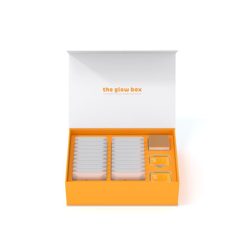 NAD+ IV GLOW Box (30 NAD Patches + 2 Strips Packs) - Hydrating Patches with NAD+ & Coq10 for Energy Support, 30 Days of Wellness