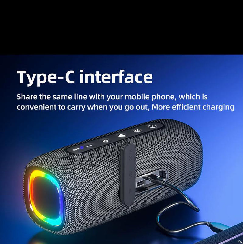 IPX6 20W 2400Mah Portable Wireless Speaker with Blue Tooth for Music Surround Soundbar and Audio Use - Smartphone