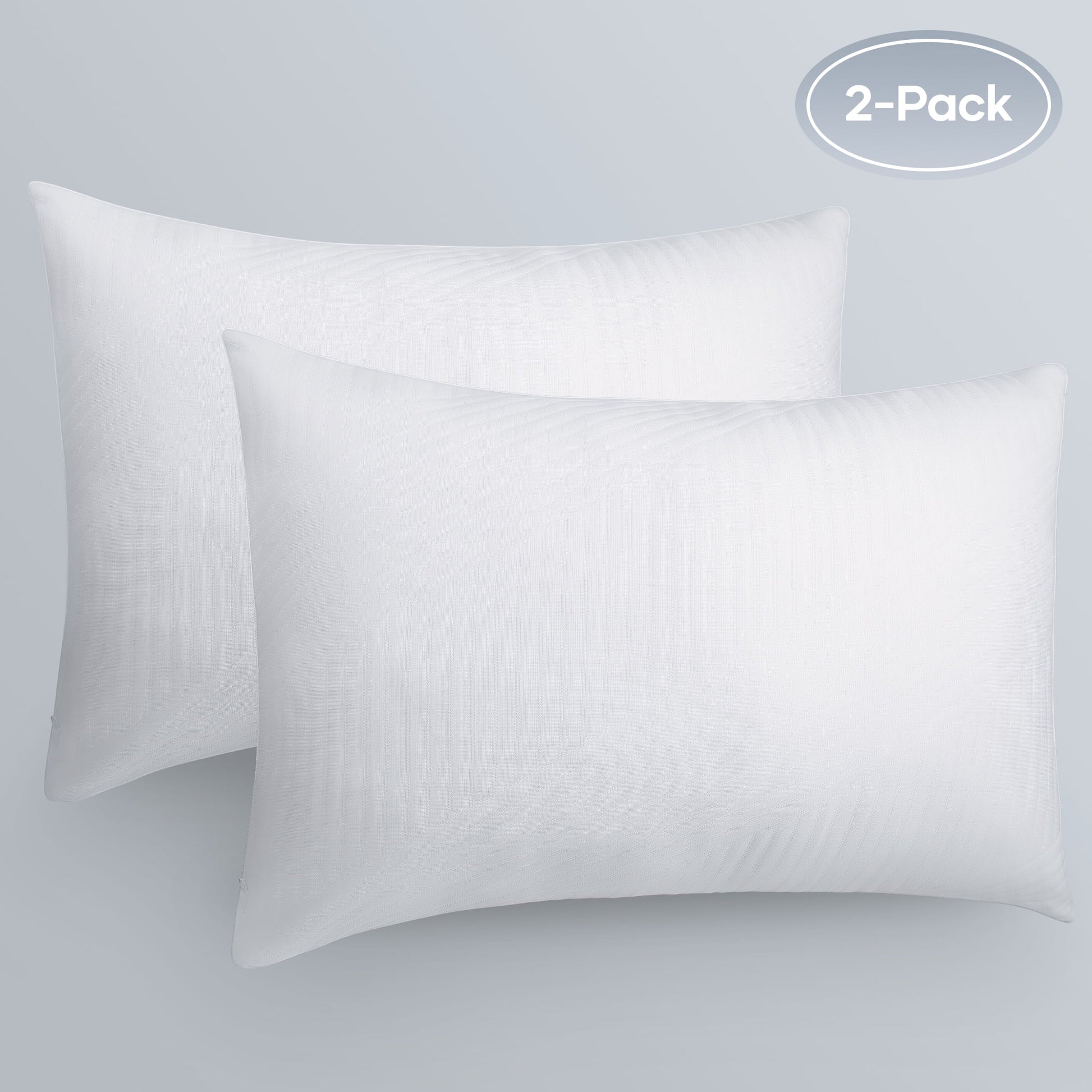 Shredded Memory Foam Pillow 2 Pack Pillow for Bed, Side, Back and Stomach Sleepers, Certipur-Us Certified 28"X20"