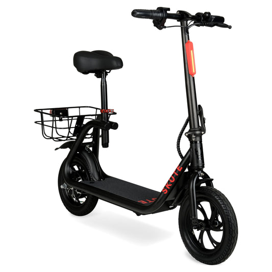 36V Hyper Commute 12" Seated Electric Scooter, 250W Motor, 13 Years+, Max Speed 15Mph, Adult