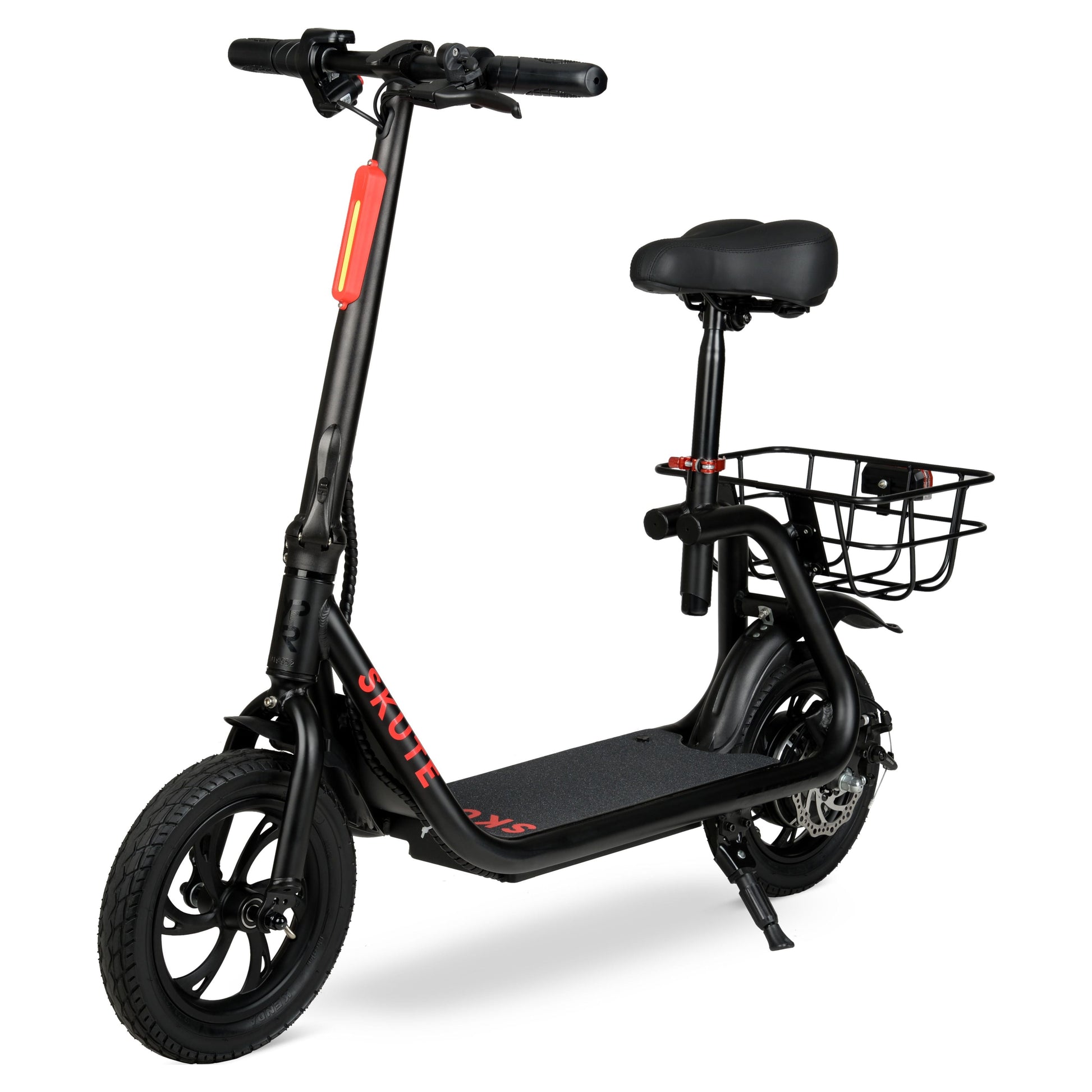 36V Hyper Commute 12" Seated Electric Scooter, 250W Motor, 13 Years+, Max Speed 15Mph, Adult