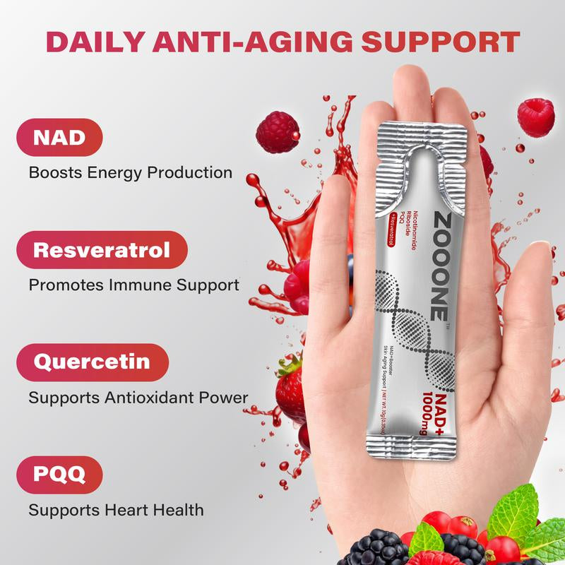 Zooone-Nad Berry Fruit Flavor Supplement - Liposomal Nicotinamide Riboside