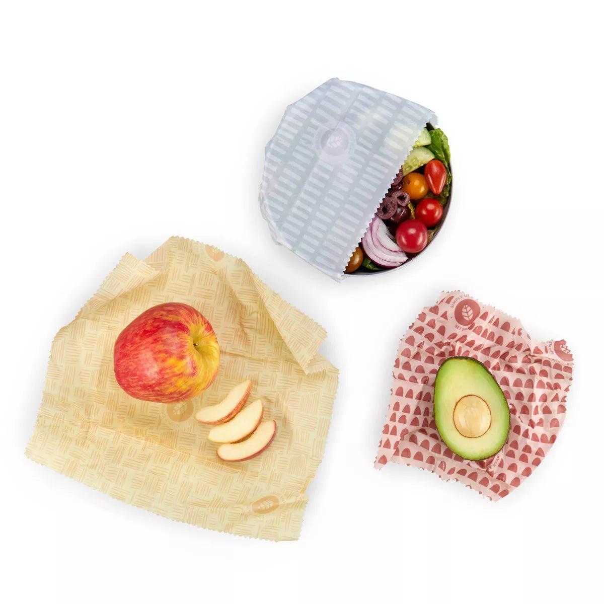Simply Green Beeswax Food Wraps Assorted - 2.64 Sq Ft