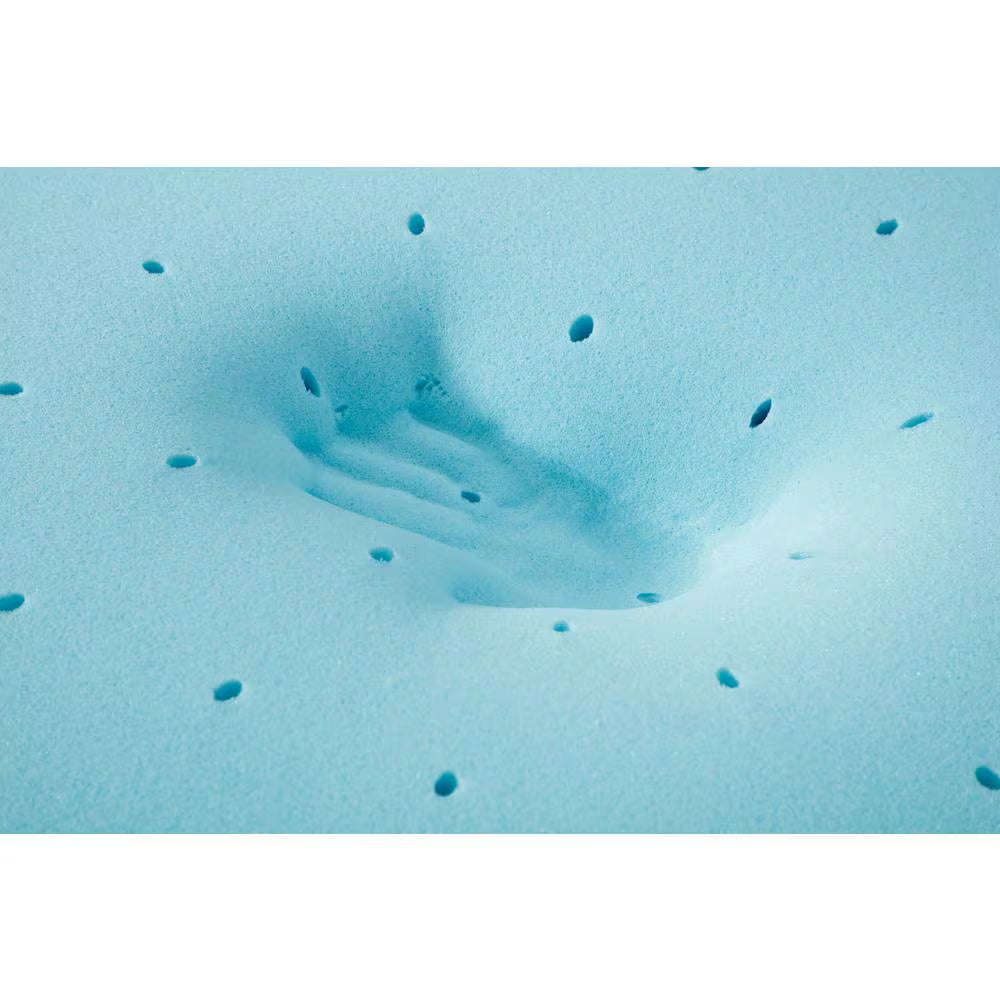 Cooling Gel Memory Foam Mattress Topper : 2 In. Twin Size : Medium Firm : Centaur-Us Certified