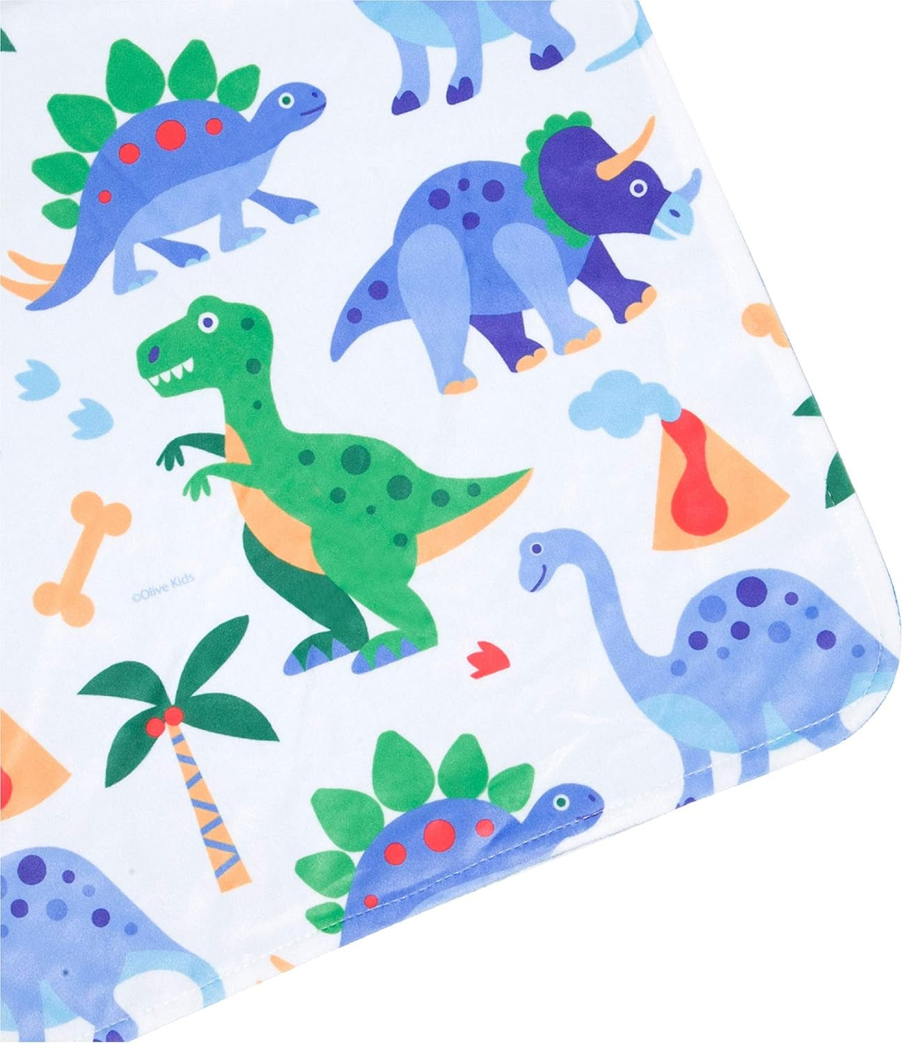 Plush Baby Blanket – Soft & Cozy Comfort, Ideal for Toddlers, Travel & Daycare - Dinosaur Land