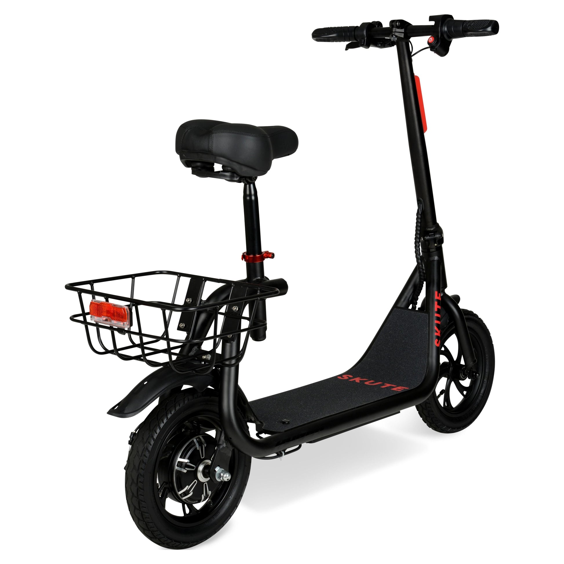 36V Hyper Commute 12" Seated Electric Scooter, 250W Motor, 13 Years+, Max Speed 15Mph, Adult