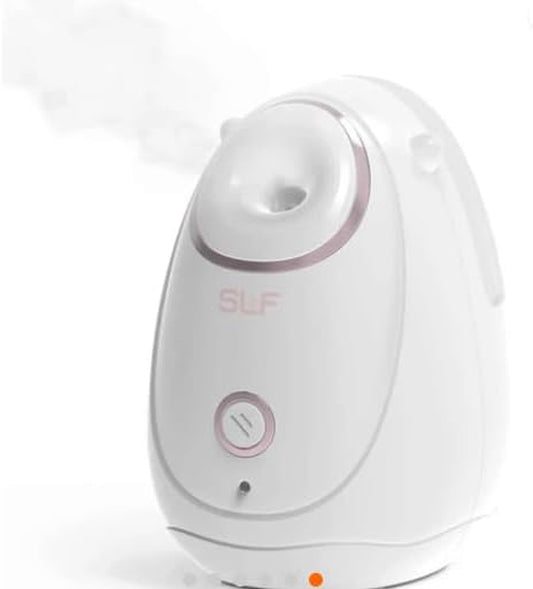 SLF NANO MIST FACIAL STEAMER - White - Facial Steamer - Plastic - Hydrating, Detoxifying, Blood Circulation, Brightening - Beauty