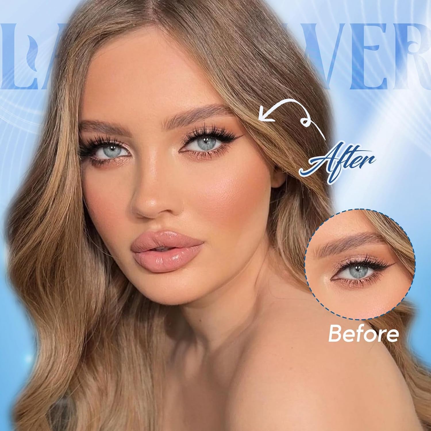 Magnetic Eyelashes with Applicator Reusable Natural Look Magnetic Eyelashes without Eyeliner No Glue Needed Lashes with Magnets Cat Eye False Eyelashes by
