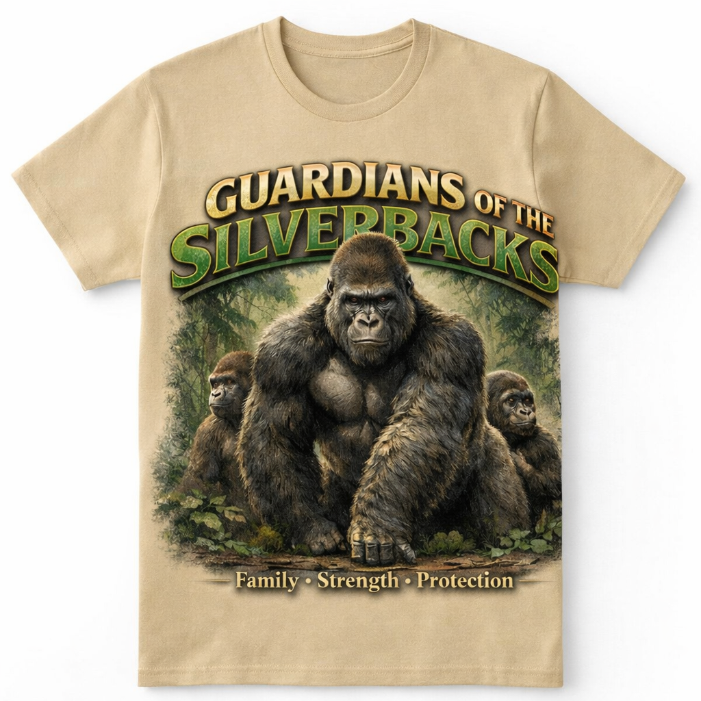 Family Strength Tee – Guardians of the Silverbacks