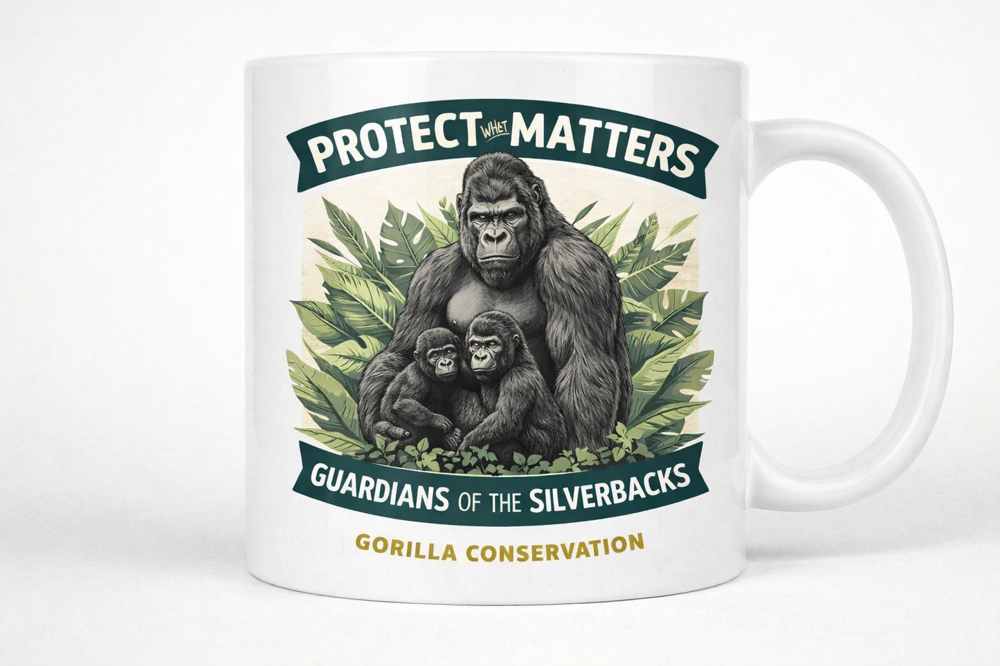 Guardians of the Silverback Mug — Protect What Matters