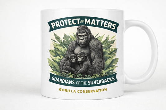Guardians of the Silverback Mug — Protect What Matters