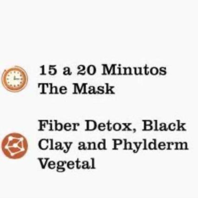 Fiber Detox (Home Care) Hair Repairing for Damaged Hair- Shampoo 300ML and Mask 300ML Conditioner Haircare Carbon Kit Organic Cleanser Cleansing