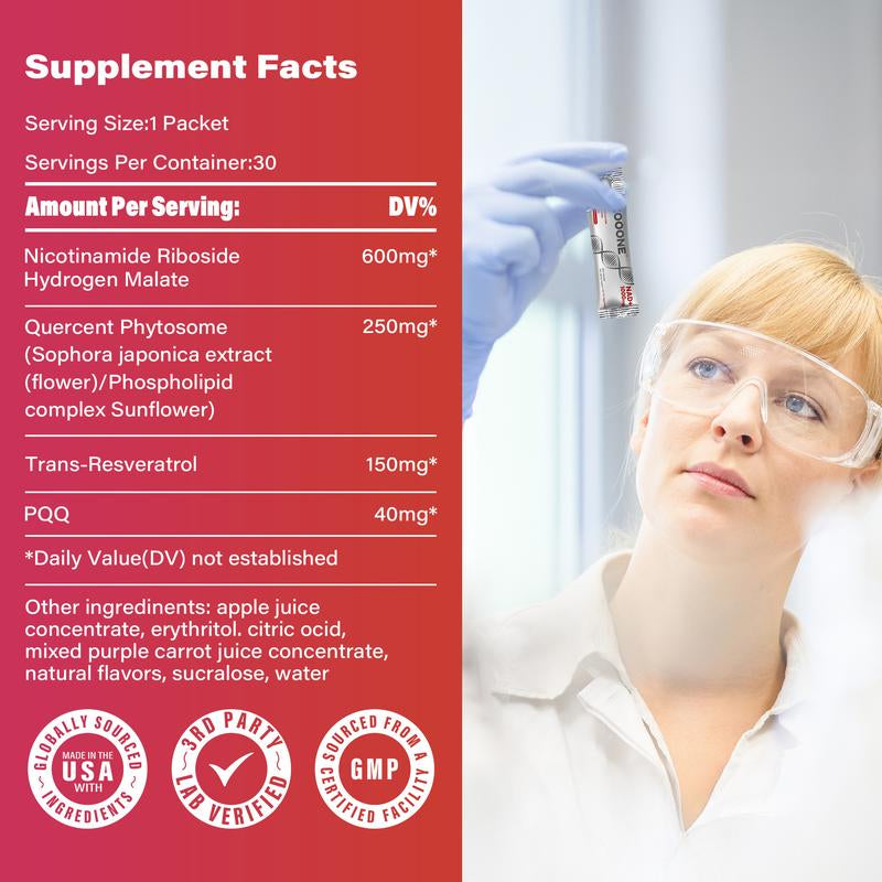 Zooone-Nad Berry Fruit Flavor Supplement - Liposomal Nicotinamide Riboside