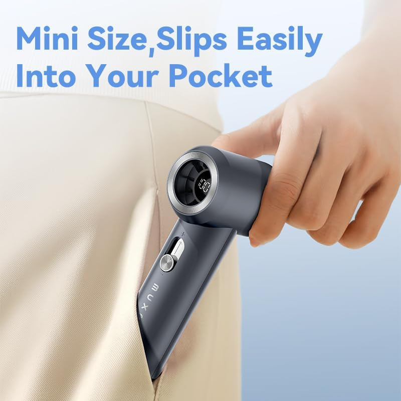 Portable Fan for Travel Mini: Small Pocket Handheld Personal Rechargeable Batter