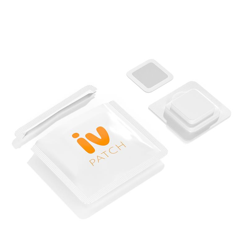 NAD+ IV GLOW Box (30 NAD Patches + 2 Strips Packs) - Hydrating Patches with NAD+ & Coq10 for Energy Support, 30 Days of Wellness