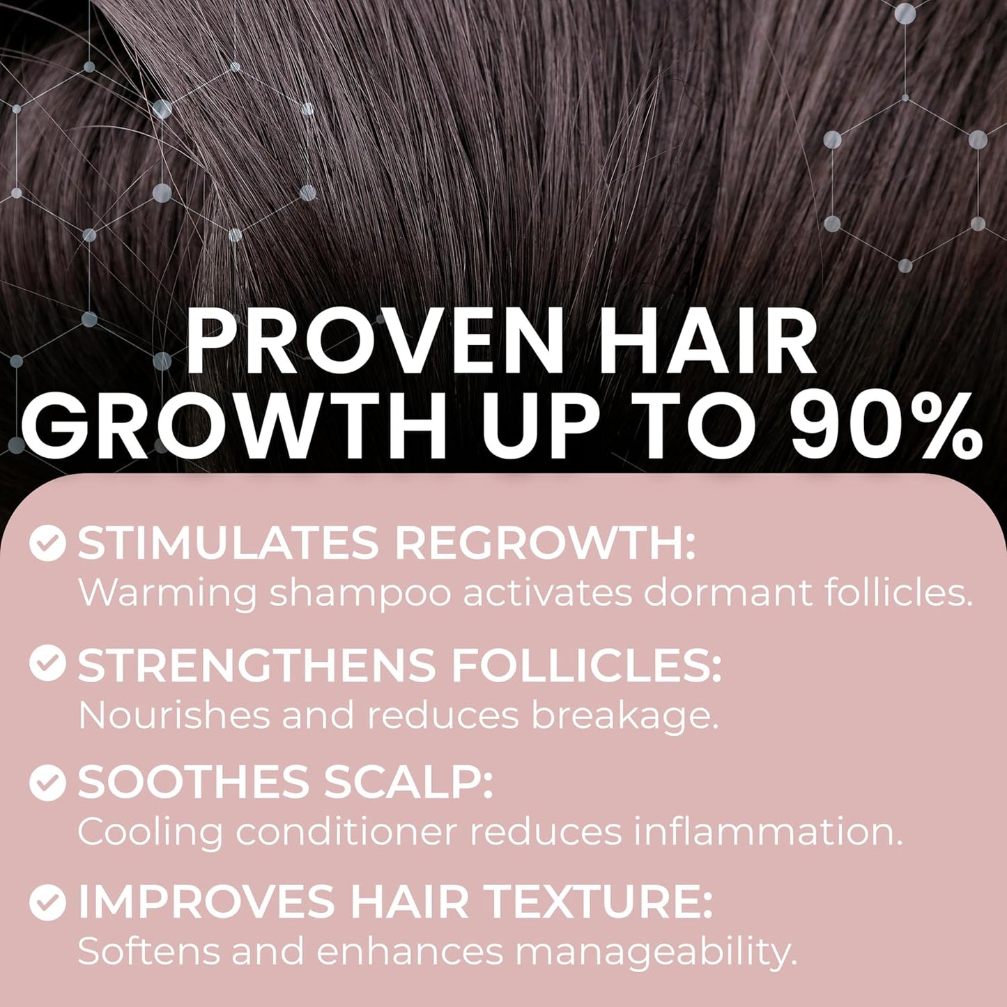 34 OZ Hair Growth Shampoo and Conditioner Set for Women | Effective Hair Regrowth Treatment | Strengthening, Thickening & Soothing Formula for Healthy, Vibrant Hair | Salon Size
