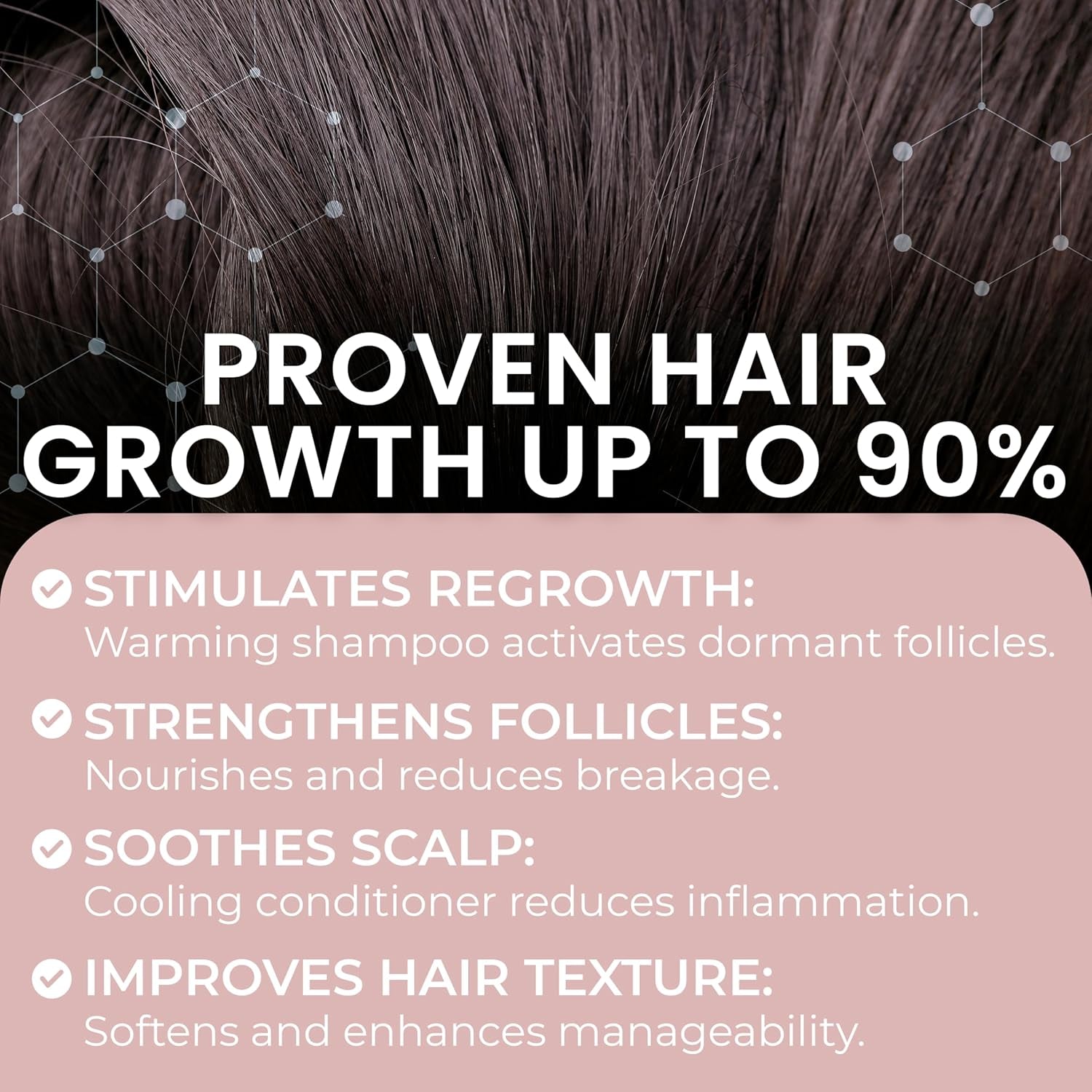 34 OZ Hair Growth Shampoo and Conditioner Set for Women | Effective Hair Regrowth Treatment | Strengthening, Thickening & Soothing Formula for Healthy, Vibrant Hair | Salon Size