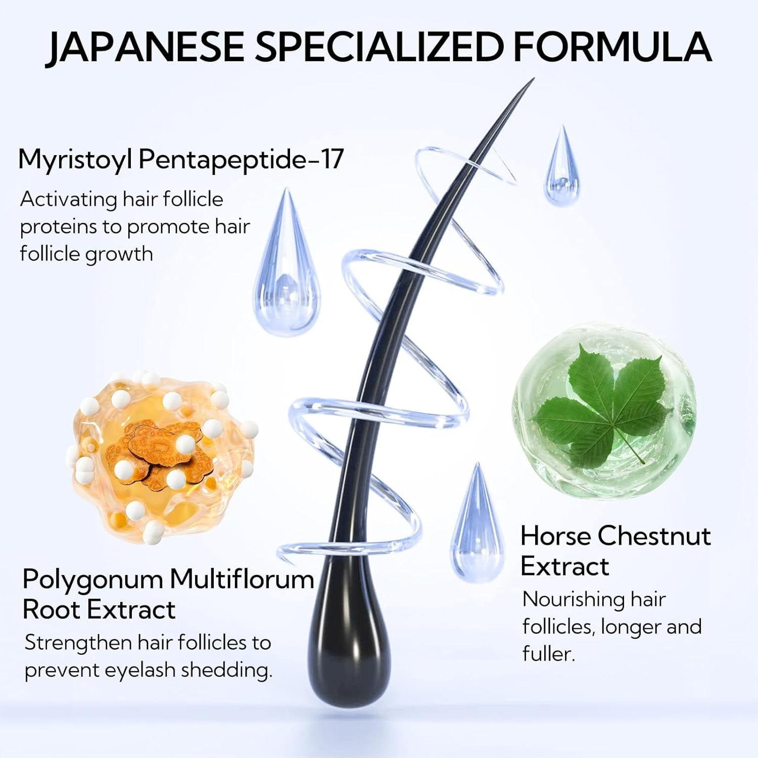 Eyelash Growth Serum, Advanced Eyelash Treatment (Eyelash Growth Serum - B)