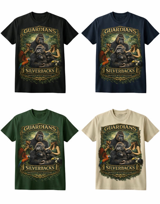 Gaurdians of The Silverbacks - Family Strenght Tee